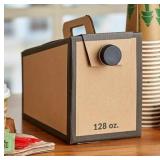 25ct Choice Beverage Take Out Container 128oz