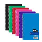 6pk Wide Ruled Notebook 9.5x5.75in