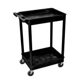 2-Tub Shelf Utility Cart 18x24in