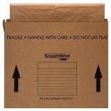 4pk Bankers Box TV/Picture Moving Boxes 48x4x33in