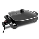12in Complete Cuisine Electric Skillet w/Lid
