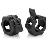 2pc Olympic Barbell Clamps 2in Quick Release/Lock