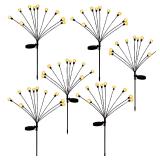 6ct Solar Firefly Stake Lights 28.5in