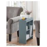 Side Table w/ Holders & Shelves 24.3x20.1in