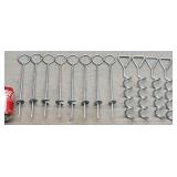 12pk Metal Stakes 1ft