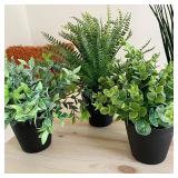 3pc Artificial Eucalyptus Decorative Plants
