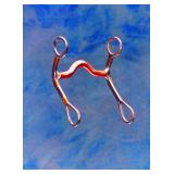 Size 5 Colorado Saddlery Brass Trim Port Bit