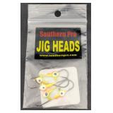 60pk Jig Head Minnow Head Painted Southern Pro