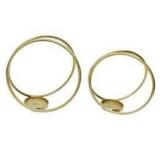 2pc Metal Double Ring Candle Holder