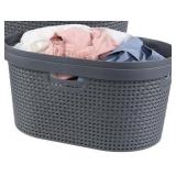 2pk Plastic Laundry Basket Hampers 40L
