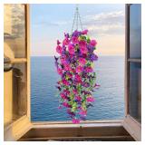 Artificial Morning Glory Hanging Flowers