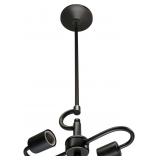 Cloth & Wire Oil Rubbed Bronze Pendant Light