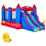 Sunny & Fun Inflatable Bouncy Castle with Slide