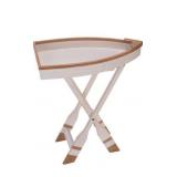 22in Wood Boat TV Tray Table