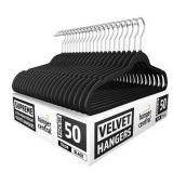 50ct Hanger Central Velvet Hangers 17in