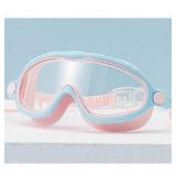 Kids Swim Goggles Snorkel Mask Anti-Fog View Pink