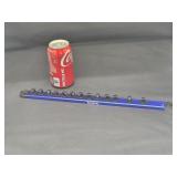 16in Magnetic Socket Organizer Rail 3/8in