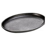 Lodge Handleless Oval Serving Griddle 10x7.5in