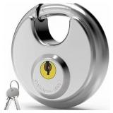 70mm Disc Padlock, 9.5mm Shackle (2 Keys)