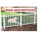 20ct Vinyl Picket Fence Panels