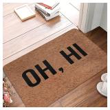 Oh, Hi Indoor Welcome Door Mat 17x30in
