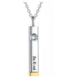 Be Kind Necklace   Hidden Message 925 Silver