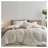 MooMee Striped Duvet Cover King 104x90in