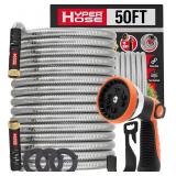 50ft Metal Garden Hose Set