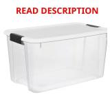 3pk Ultra Storage Box 70qt/ea
