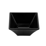 ML-278-BK Melamine Square Bowl, 4 oz, Black