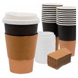 40pc Cotea Disposable Coffee Cups 16oz ea