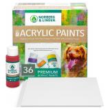 39pc Acrylic Paint Set Norberg & Linden