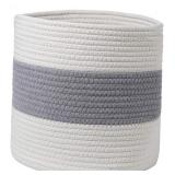 Cotton Woven Basket Pot Storage Bin 15x15x15in