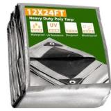 Yescom 12x24-FT 10-Mil Plastic Tarp