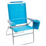Rio Brands 17' Folding Beach Chair, Turquoise