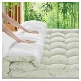 Queen Bamboo Mattress Topper 60x80+18in