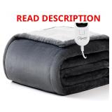 Homemate Heated Blanket Throw 50x60in