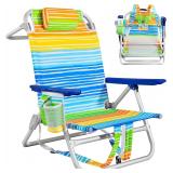 Rainbow Beach Chair for Adults Folding Outdoor
