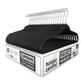 25ct Hanger Central Velvet Hangers 17in