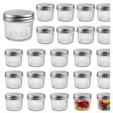 20ct Vintage Mason Jar w/Regular Mouth Lids 4oz