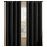 2 Panels Black Out Curtains 52x90in