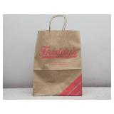 ~250ct Branded Kraft Paper Bags 12.5x17x7in