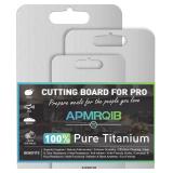 3pc Titanium Cutting Board Set