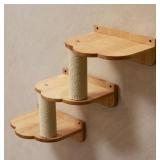 PETOMG Cat Wall Steps & Shelf Ladder for Walls