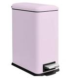 Bathroom Trash Can, 1.3 Gal, Pink