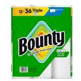 12ct Bounty Paper Towels Rolls