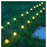 30 Bulb String Stake Solar Lights