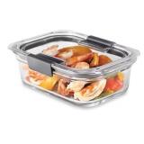 3.2C Rubbermaid Glass Container: Microwave Safe