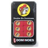 Buc-ee's Dominoes Set, 28 Pieces, Tin