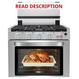 21in AMZCHEF RV Gas Range Stove 28,100BTU